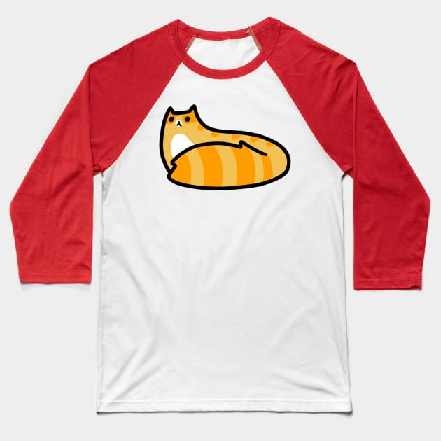 Fluffy Tabby Baseball T-Shirt by saradaboru